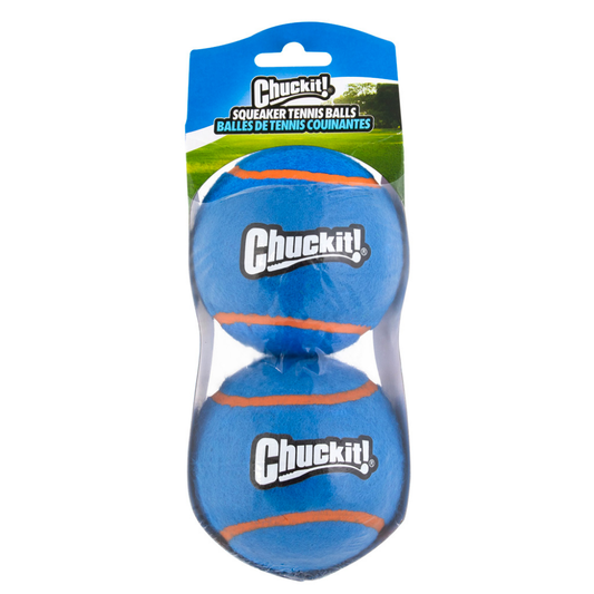 Chuckit Squeaker tennis ball xl 2pk