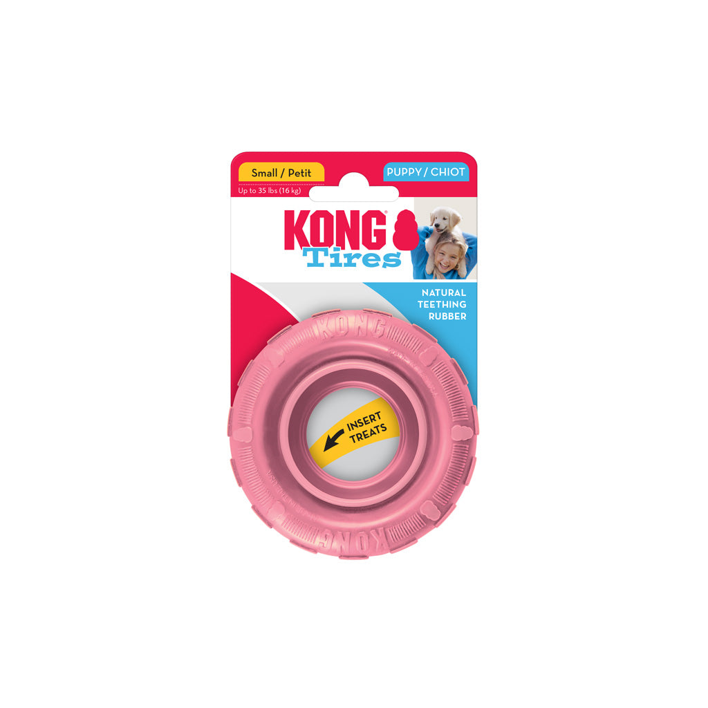 Kong Puppy Traxx S 8,8 cm x 3,1 cm Blauw of Roze