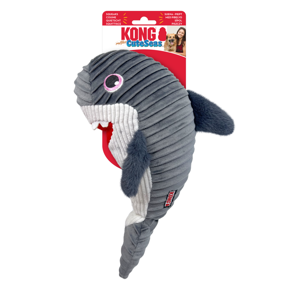 KONG Cuteseas Rufflez Shark Md/Lg