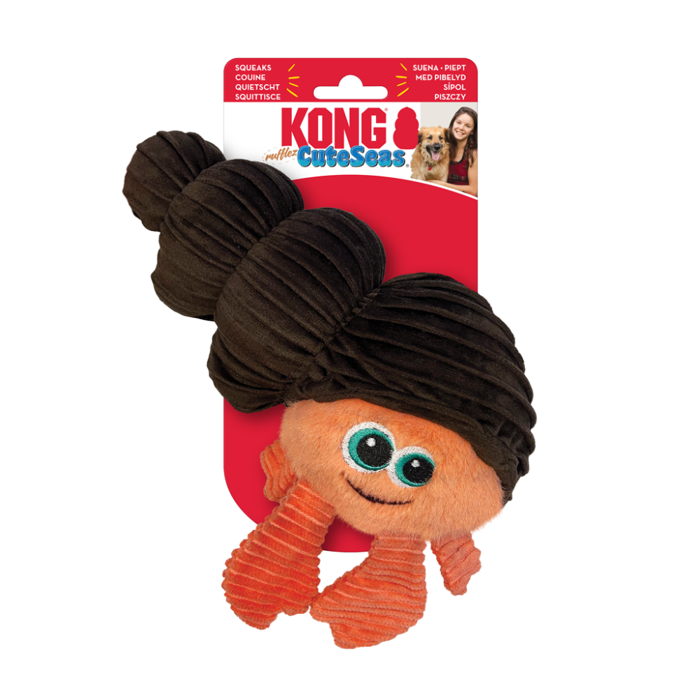 KONG Cuteseas Rufflez Hermit Crab Sm/Md