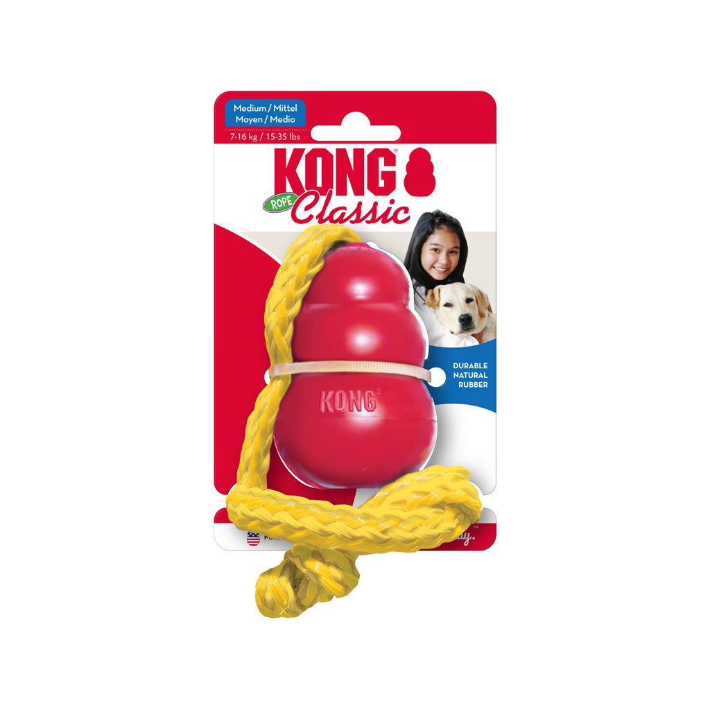 Kong Classic w/ Rope Medium