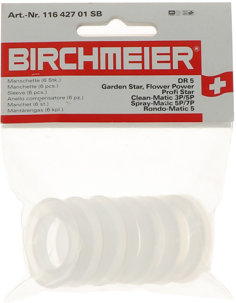 Birchmeier Zuigerringen (per 6 stuks)