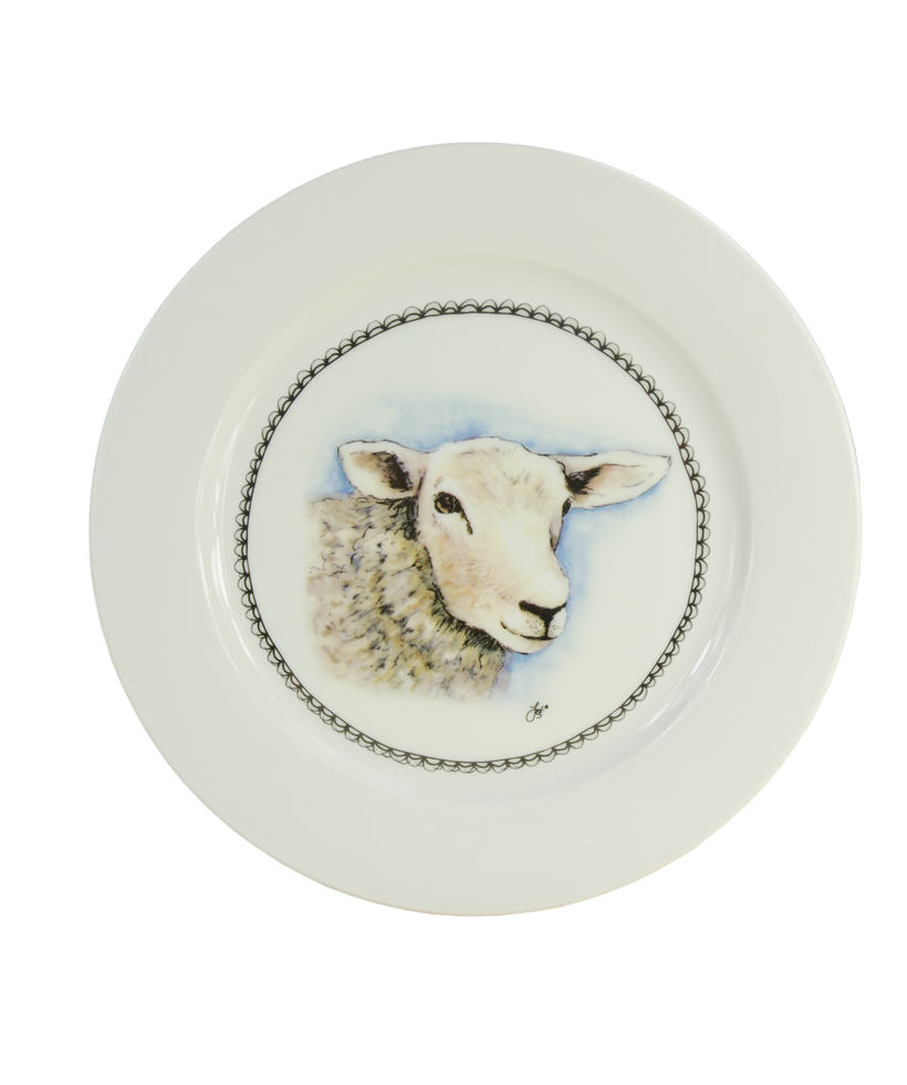 Boerenwinkel Ontbijtbord 21cm Schaap