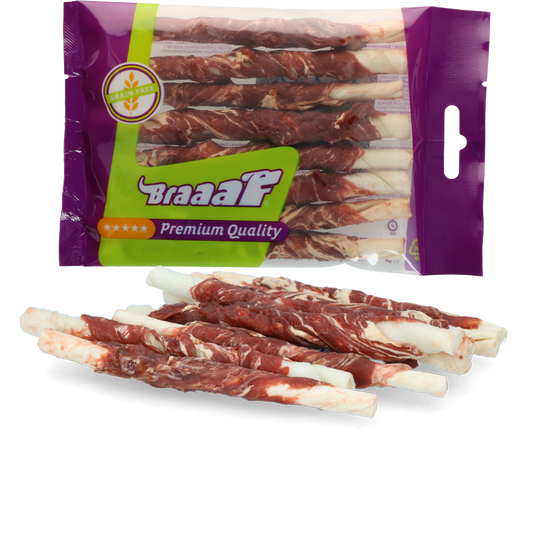 Braaaf Rollsticks 12 cm lamb and fish