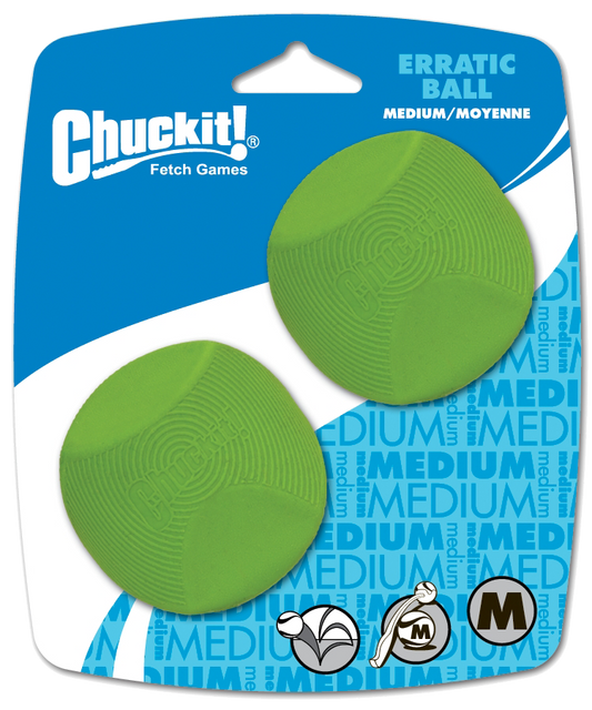 Chuckit Erratic Ball M 6 cm 2 Pack