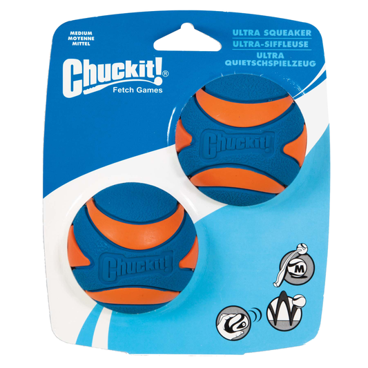 Chuckit Ultra Squeaker Ball M 6 cm 2 pcs.