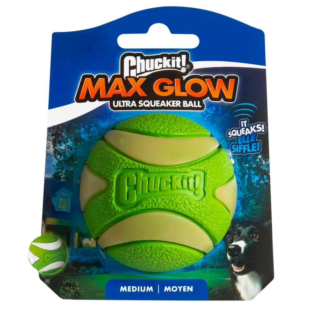 Chuckit Max Glow Ultra Squeaker