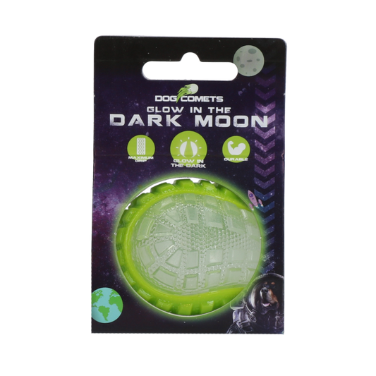 Dog Comets Glow in the Dark Moon Green S