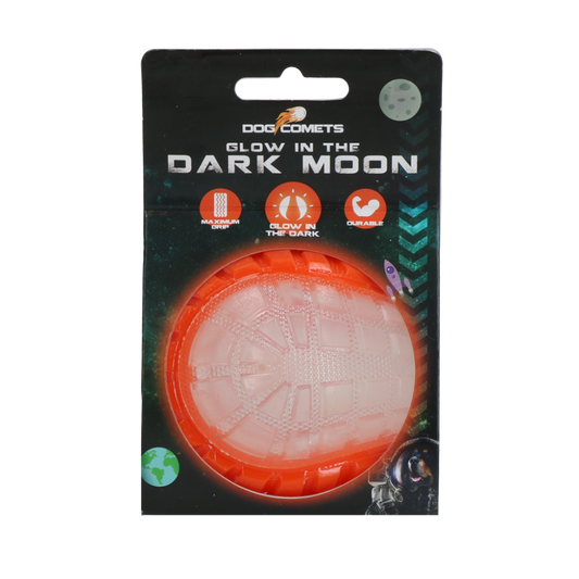 Dog Comets Glow in the Dark Moon Orange M