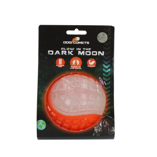 Dog Comets Glow in the Dark Moon Orange L