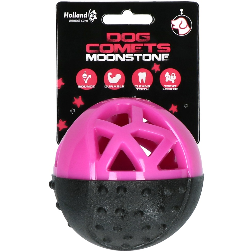 Dog Comets Moonstone Traktatiebal rond roze