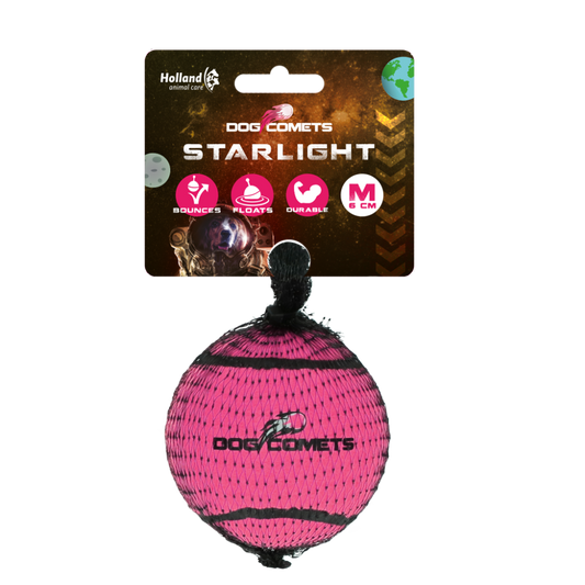 Dog comets Starlight Tennisbal M Roze 1st