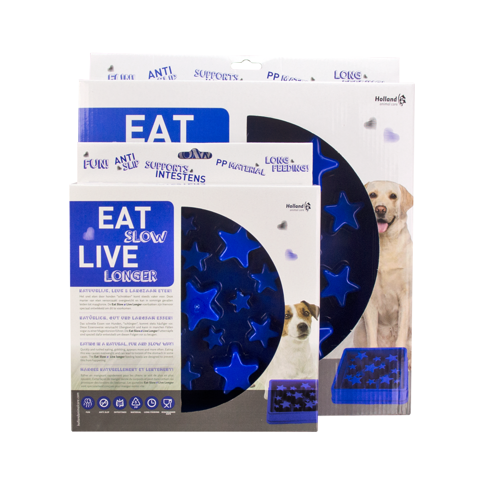 Eat Slow Live Longer Star Blue S