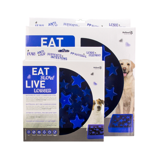 Eat Slow Live Longer Star Blue S