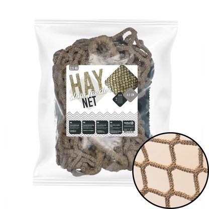 Hay Slowfeeder net 2,5 kg (5 mm dik, maaswijdte 45 mm)