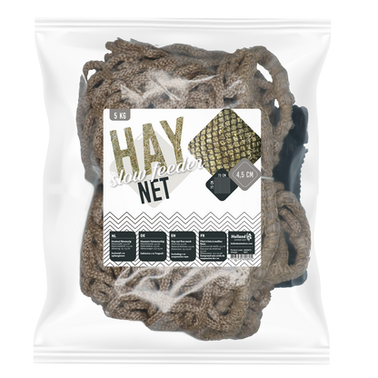 Hay Slowfeeder net 5 kg (5 mm dik, maaswijdte 45 mm)