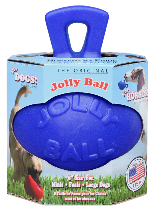 Jolly Ball 20cm blauw Paard en Hond