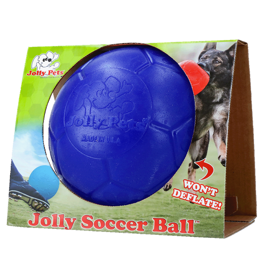 Jolly Soccer Ball 20cm Blauw