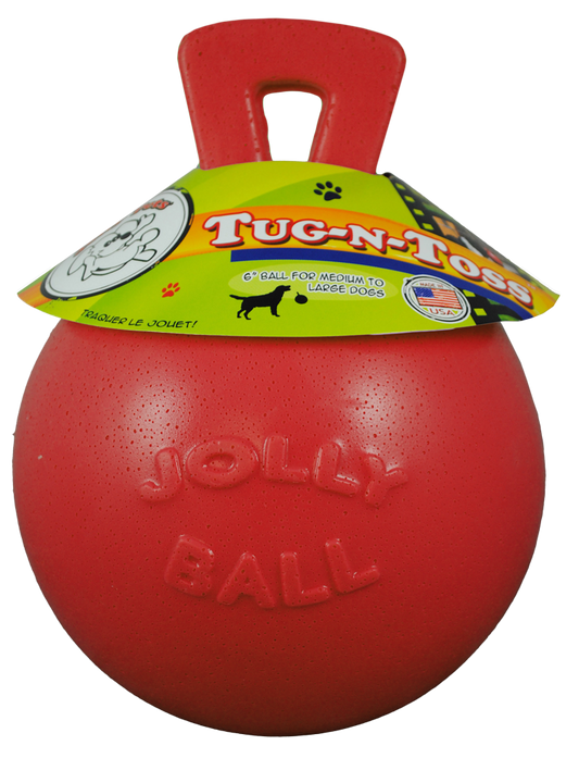 Jolly Tug-n-Toss 15 cm Rood