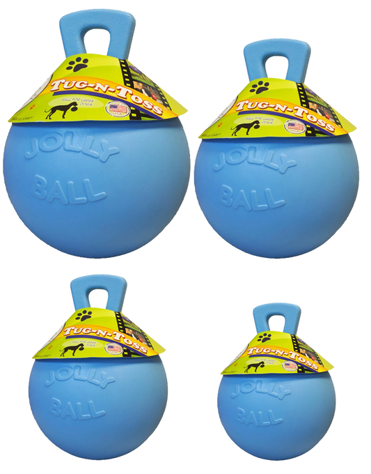 Jolly Tug-n-Toss 15 cm Baby Blauw (Bosbessengeur)