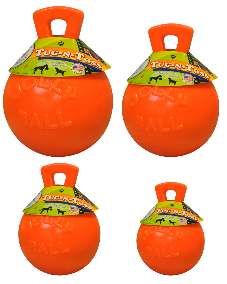 Jolly Tug-n-Toss 15 cm Oranje (Vanillegeur)