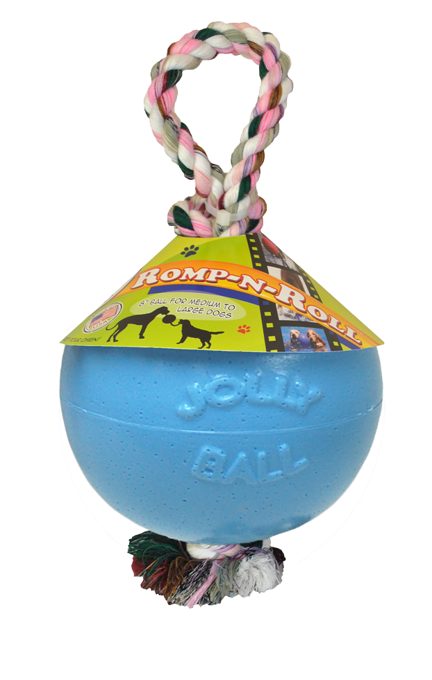 Jolly Ball Romp-n-Roll 10 cm Baby Blauw (Bosbessengeur)