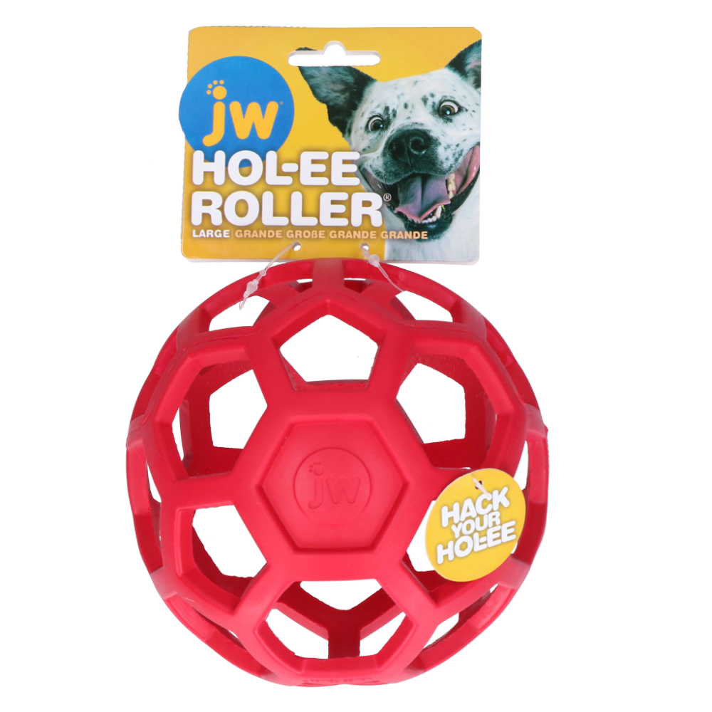 JW HOL-EE ROLLER L 15 cm Red