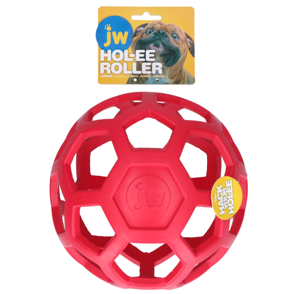 JW HOL-EE ROLLER Jumbo 19 cm Red