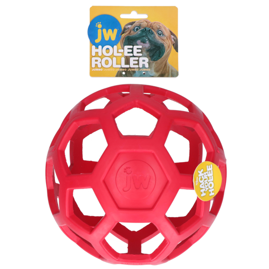 JW HOL-EE ROLLER Jumbo 19 cm Red