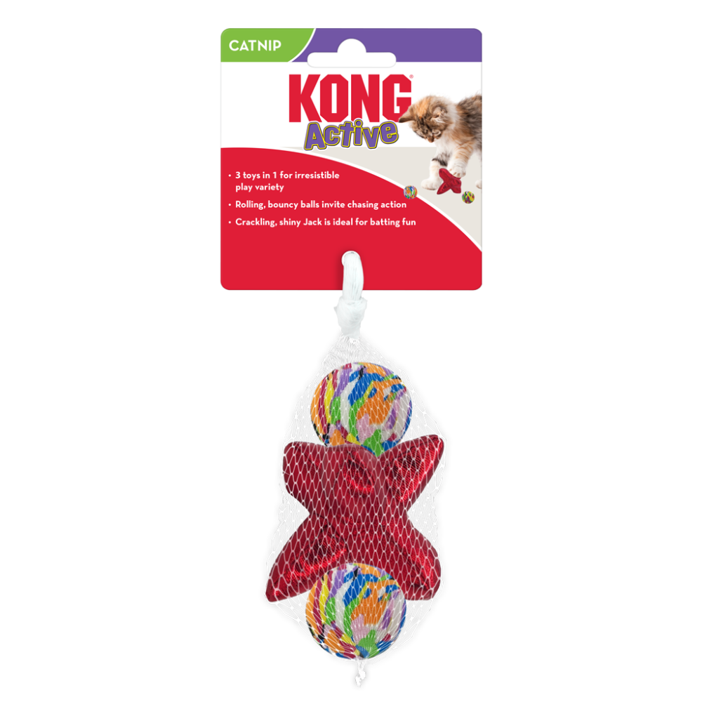 KONG Cat Active Jacks 3-pack