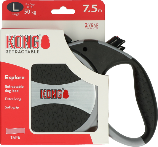 KONG Rollijn Explorer Grijs L (7,5m/50kg)