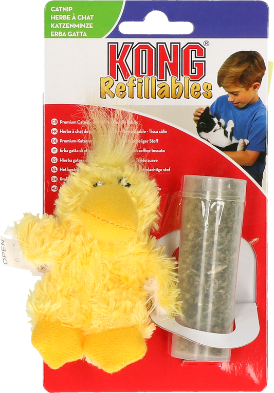 KONG Cat Refillable Catnip Duck