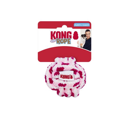 KONG Rope Ball Puppy Assorted Lg