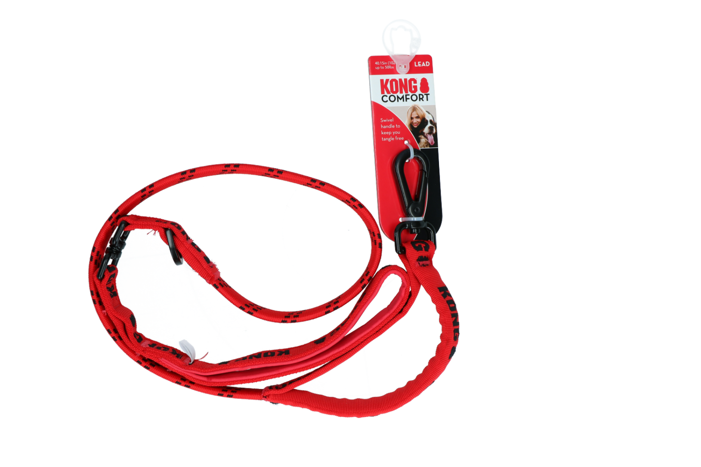 KONG Zero-shock leash One Size Red