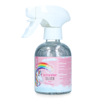 Lucky Horse Unicorn Groen Glitterspray