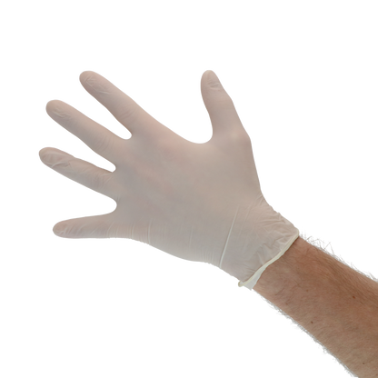 Handschoen Latex gepoederd M (7-8)