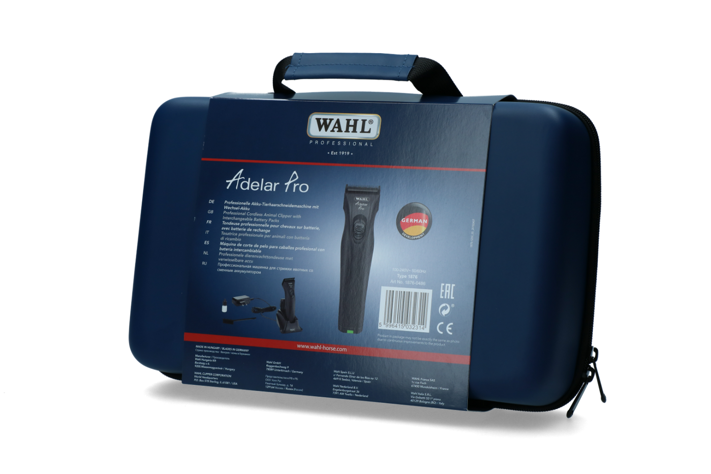 Wahl Adelar Pro Diamond blade ACCU tondeuse paard