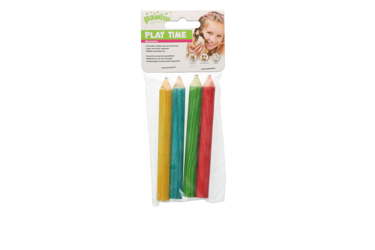 Pawise Small pet play pencil  4pk