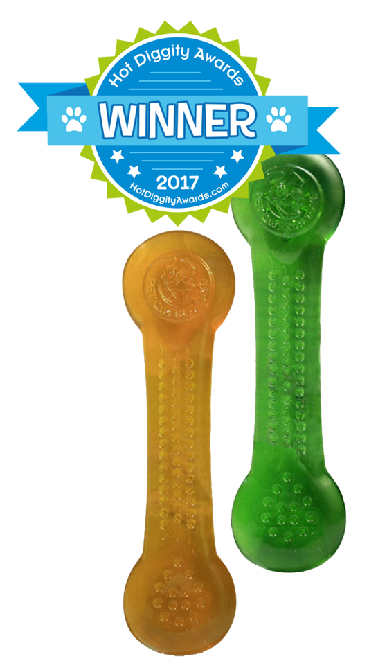 Pet Qwerks Flex Breath / Peanut Butter Bone S 10 cm 2 pcs.