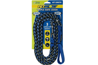 Triple Safe 6ft Leash Blauw