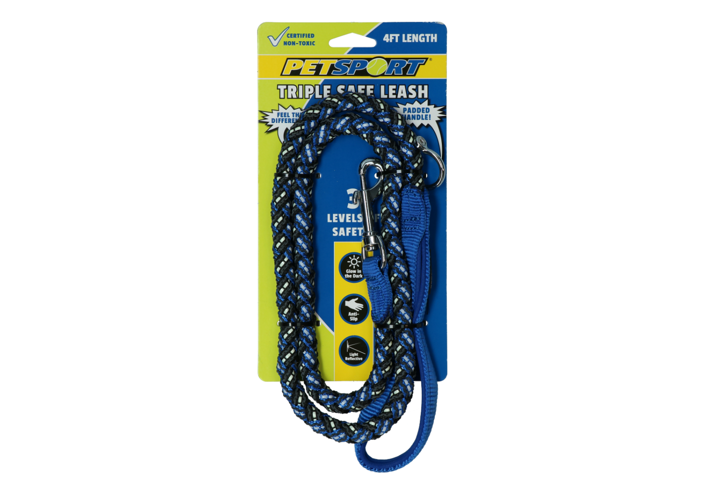 Triple Safe 6ft Leash Blauw